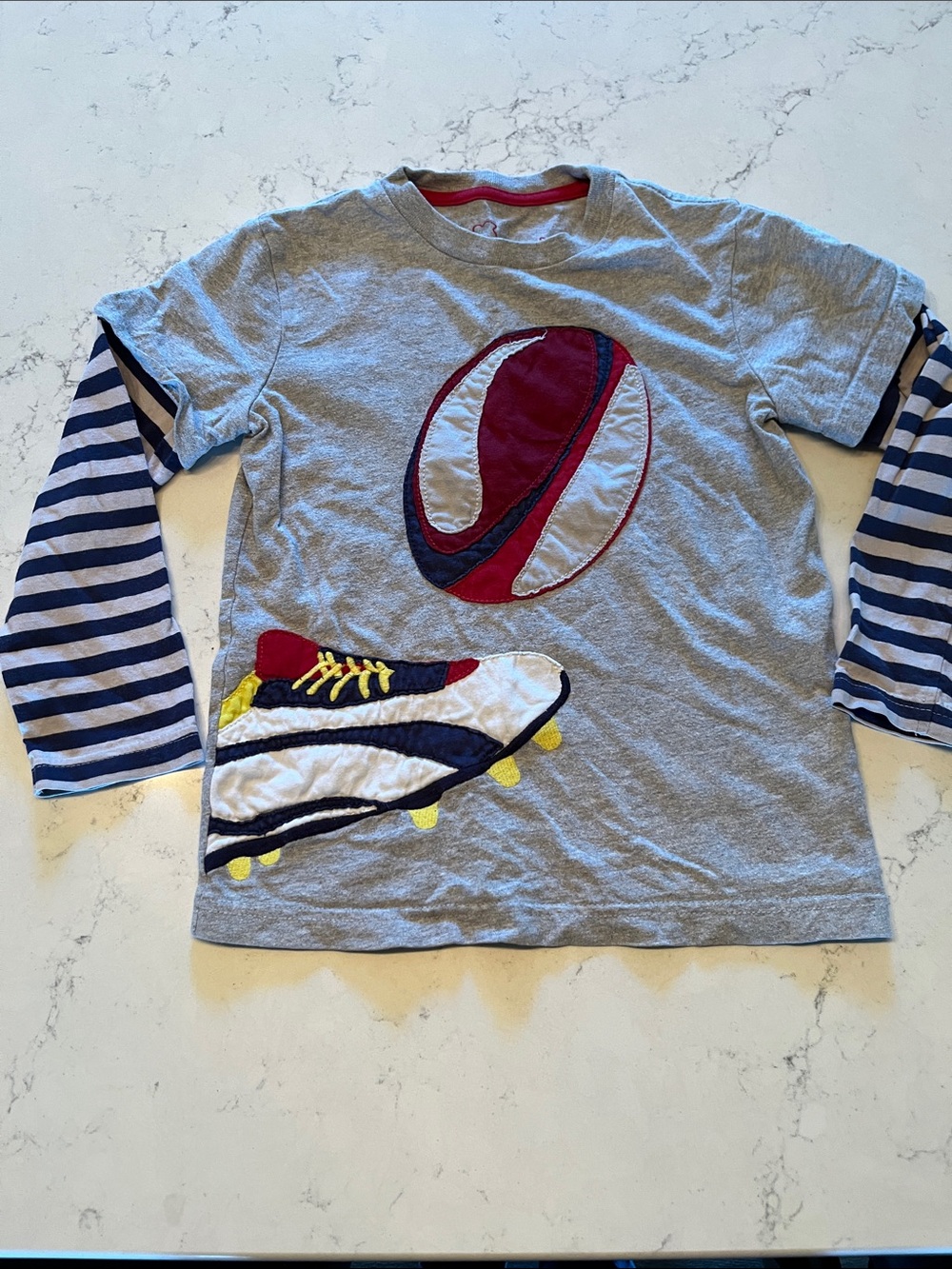 Boden Rugby appliqué long sleeve